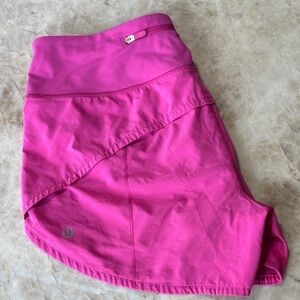 Lululemon Pink Athletic Shorts- size 6 Tall